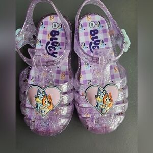 Toddler Girls Bluey Jelly Fisherman Sandals Sz 8